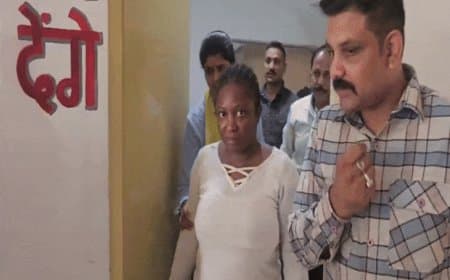 मध्यप्रदेश... अफ्रीकी महिला कोकीन के साथ इंदौर में गिरफ्तार