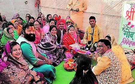 तिलकोत्सव में झलकी जनकपुर की परंपरा—भेंट में स्वर्ण, वस्त्र, मंगल सामग्री अर्पित