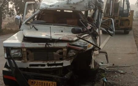 उमरिया... तूफान और ट्रक की टक्कर में एक महिला की मौत