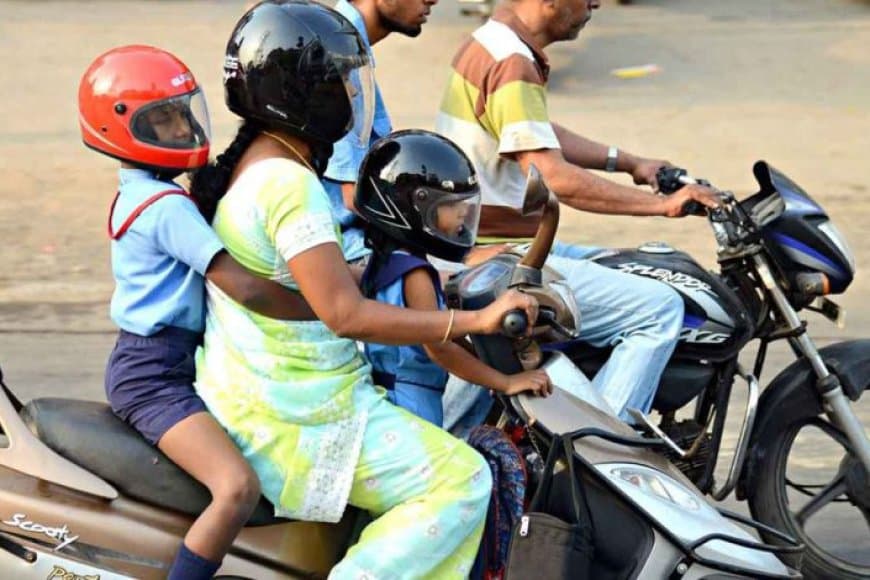 मध्यप्रदेश... बाइक चालक के साथ पीछे बैठने वाले को भी हेलमेट अनिवार्य वरना चालान