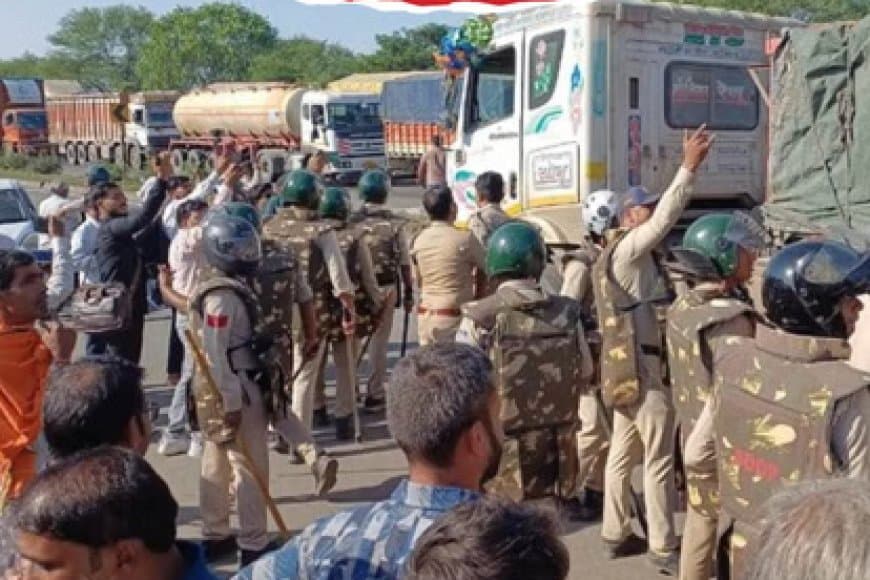 नीमच: ASI की कार से शिक्षक की मौत, नशे में होने का आरोप; हाईवे जाम