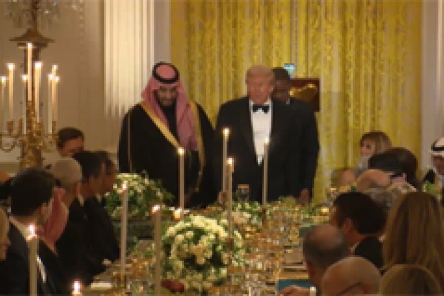 सऊदी क्राउन प्रिंस के लिए रात्रिभोज में ट्रंप  के साथ नजर आए मस्क