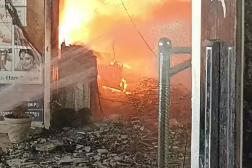 भोपाल: कजलीखेड़ा मॉल के ब्यूटी पार्लर में भीषण आग, जिम भी चपेट में; लाखों का नुकसान