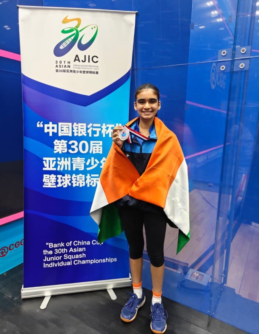 आराध्या ने शानदार प्रदर्शन करते हुए स्वर्ण पदक हासिल किया।