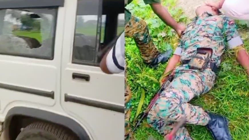 एक जवान ने दम तोड़ दिया। मृत जवान की पहचान दुखहरन पासवान के रूप में हुई है।