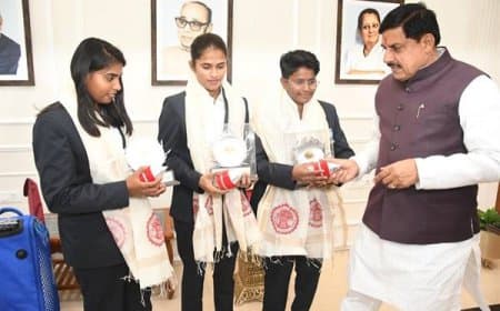 ब्लाइंड टी-20 वर्ल्ड कप विजेता MP की 3 खिलाड़ियों को ₹25 लाख प्रोत्साहन: CM डॉ. यादव की घोषणा