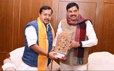 सीएम डॉ. मोहन यादव ने दिल्ली में नितिन नवीन से की मुलाकात; बोले- भाजपा में 'नए युग' की शुरुआत