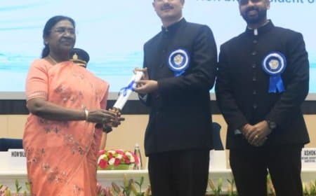 खंडवा वॉटर अवार्ड... दो फीट गहरे गड्ढों को एआई से बना दिया कुआं