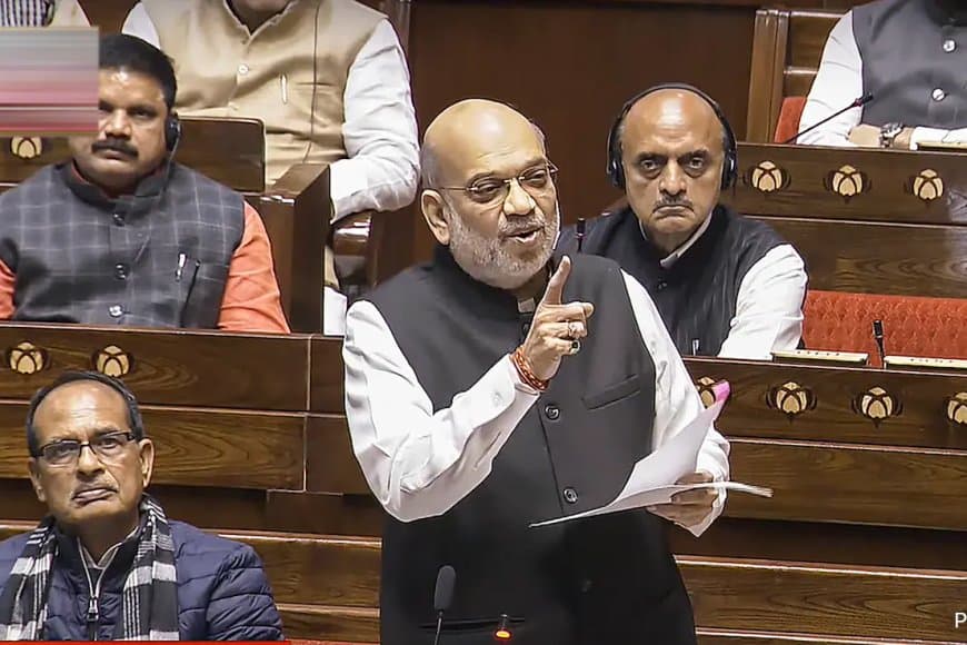 शाह ने कहा- वंदे मातरम का विरोध नेहरू से आज तक कांग्रेस के खून में