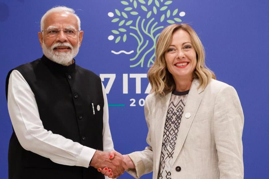 इटली ने पीएम नरेंद्र मोदी को 2026 में रोम आने का दिया न्योता