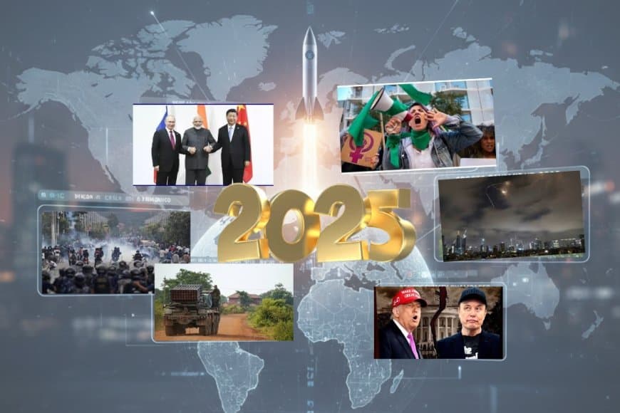 वर्ल्ड ईयर एंडर 2025.. ट्रंप के टैरिफ बम से ‘मित्रता’ पर पड़ी दरार, जब दुनिया थम गई और इतिहास ने ली करवट