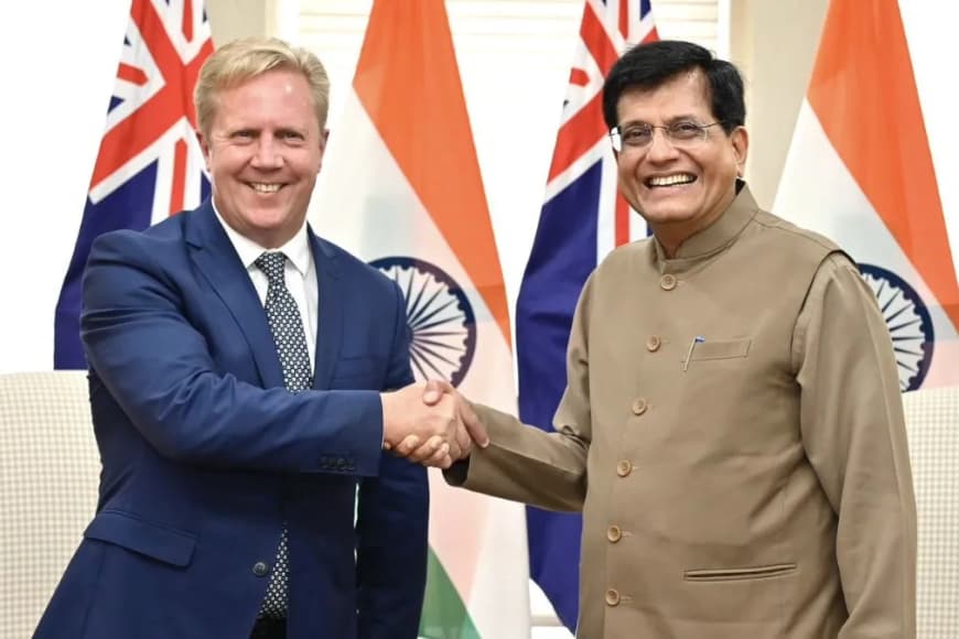 भारत-न्यूजीलैंड मुक्त व्यापार समझौता : भारतीय एक्सपोर्ट और युवाओं के लिए खुलेंगे तरक्की के द्वार