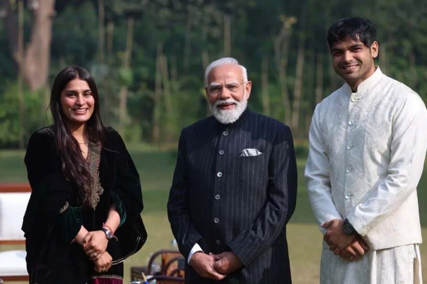 पीएम मोदी से मिले नीरज चोपड़ा, खेल और भविष्य की योजनाओं पर हुई बात