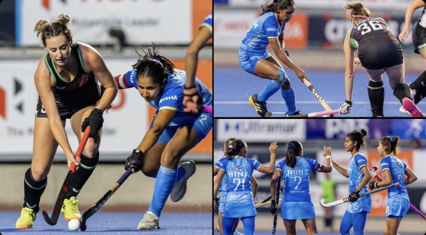 चक दे इंडिया... भारतीय जूनियर महिला हॉकी टीम ने वेल्स को 3-1 से हराया