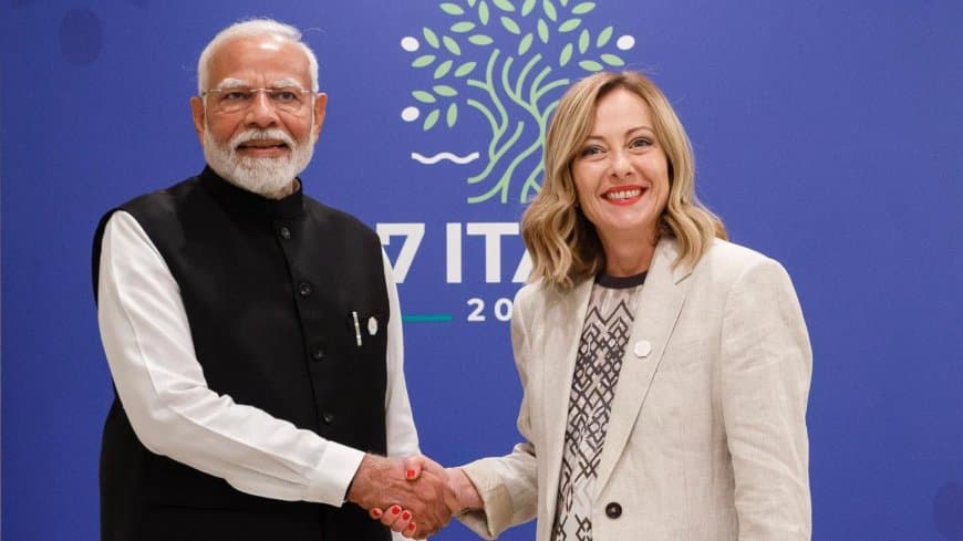 इटली ने पीएम नरेंद्र मोदी को 2026 में रोम आने का दिया न्योता