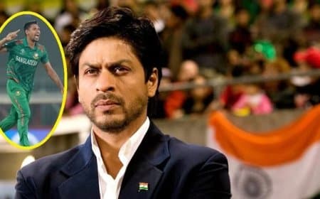 बीसीसीआई की दो टूक- शाहरुख खान बांग्लादेशी क्रिकेटर को हटाएं