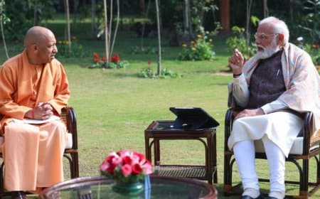 दिल्ली... प्रधानमंत्री नरेन्द्र मोदी से मिले सीएम योगी आदित्यनाथ