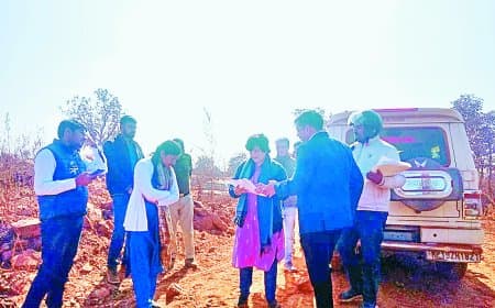 अवैध खनन उजागर, जांच टीम की दबिश में हाइवा और चैन माउंटेन जब्त