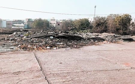 ताजे फलों की मंडी में बदहाली सड़ा कचरा दुर्गंध से व्यापारी ग्राहक परेशान