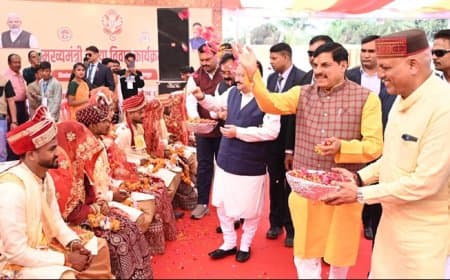 जेपी नड्डा का जबलपुर दौरा: बंगाल में 'कुशासन' पर हमला और 121 जोड़ों के सामूहिक विवाह में शिरकत