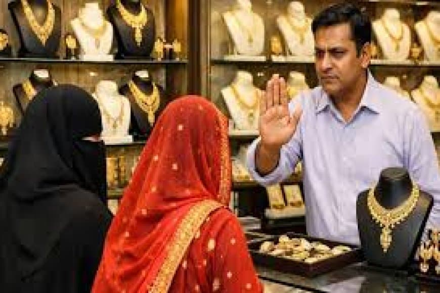 इंदौर सराफा  में नई गाइडलाइन: हिजाब, मास्क और हेलमेट पहनकर जेवर खरीदने पर रोक, पहचान दिखाना हुआ जरूरी