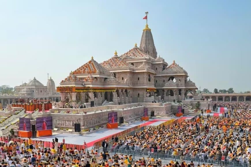 प्राण प्रतिष्ठा के दो साल: आकर्षण का केंद्र राम की मूर्ति-धर्मध्वजा 