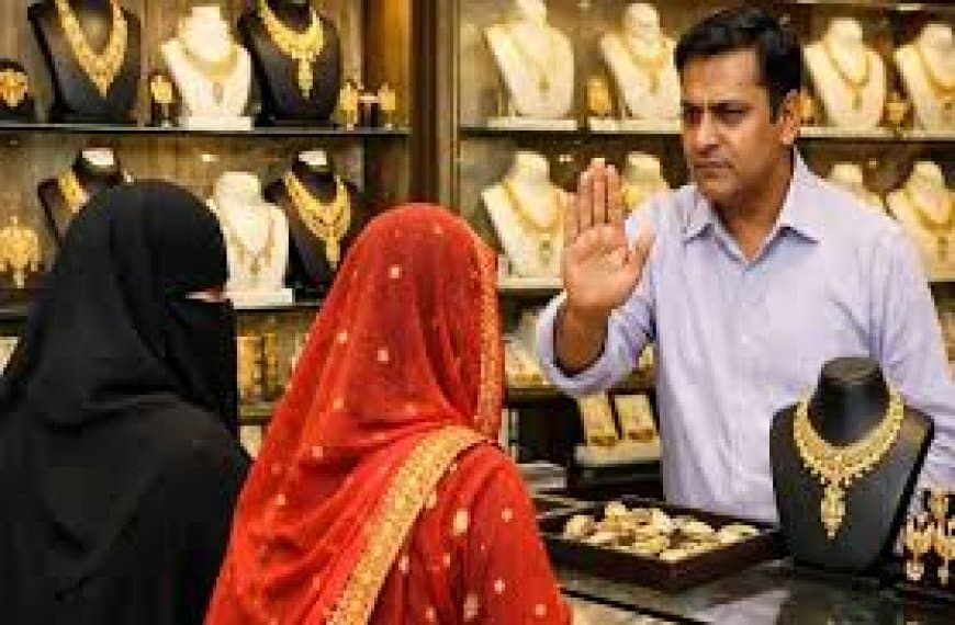 इंदौर सराफा  में नई गाइडलाइन: हिजाब, मास्क और हेलमेट पहनकर जेवर खरीदने पर रोक, पहचान दिखाना हुआ जरूरी