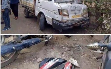 इंदौर: अब लोडिंग वाहन ने कई गाड़ियों को मारी टक्कर... चार लोग घायल