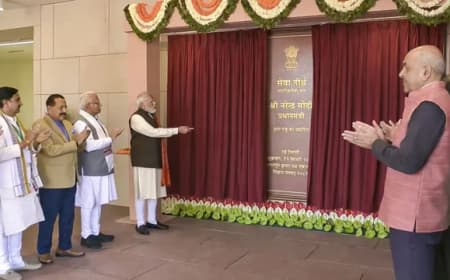 पीएमओ का नया ठिकाना: 'सेवा तीर्थ' से शुरू हुआ कामकाज, पीएम मोदी ने लिए 4 बड़े फैसले