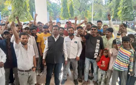 सागर बैंड वादक हत्याकांड: धानक समाज का प्रदर्शन, रविवार को पूरे जिले में बैंड हड़ताल का ऐलान