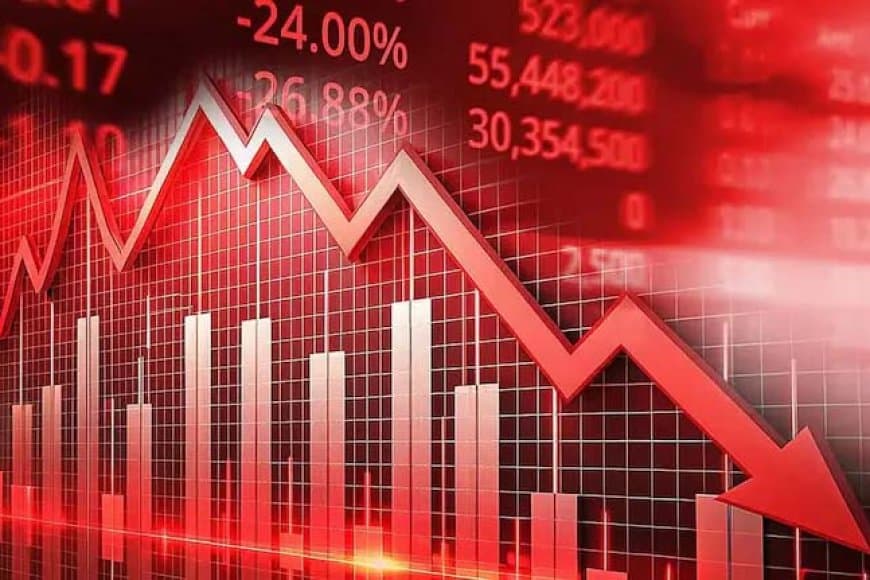 शेयर बाजार में गिरावट: आज सेंसेक्स और निफ्टी लाल निशान पर खुले