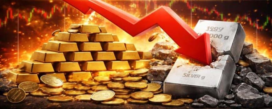 सर्राफा में सन्नाटा... फिर चांदी 16000 तक टूटी, सोना 4000 सस्ता