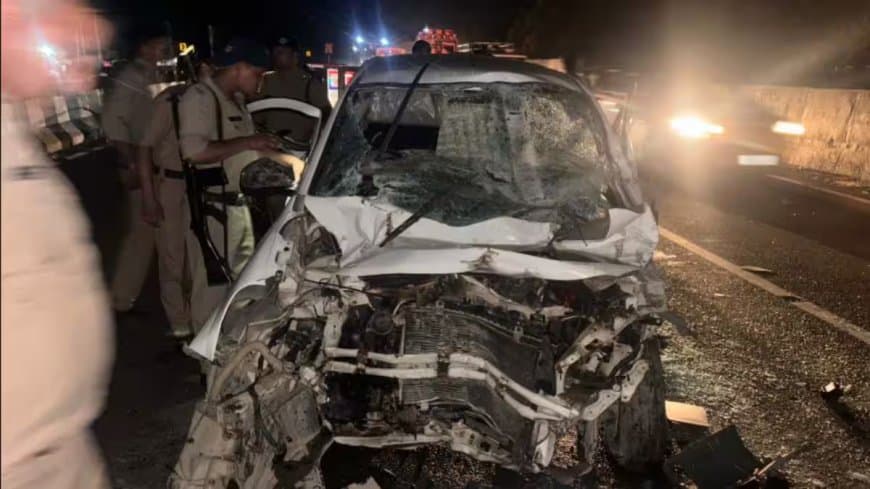 राजस्थान: कार-ट्रेलर की टक्कर... मध्यप्रदेश के पांच लोगों की मौत