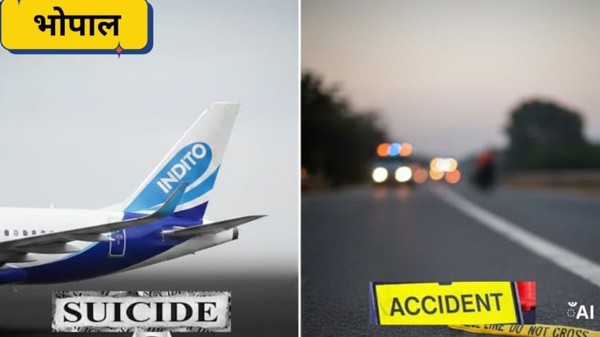 भोपाल समाचार: एयरलाइंस कर्मचारी की आत्महत्या और सड़क हादसे में RSS प्रचारक की मौत