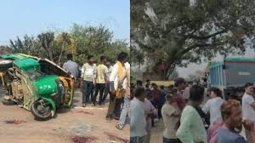 रीवा भीषण सड़क हादसा: स्कार्पियो ने ऑटो को रौंदा, 2 की मौत; फरार गाड़ी से मिले हथियार