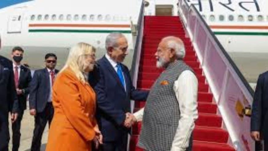 PM Modi Israel Visit: पीएम मोदी की इस्राइल यात्रा; 'भगवा' कनेक्शन पर सारा नेतन्याहू संग ठहाके