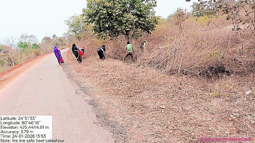 वनाग्नि से जंगल बचाने सतना वनमंडल ने खींची चारों ओर मजबूत लक्ष्मण रेखा