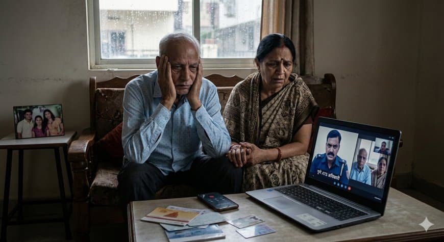 इंदौर में डिजिटल अरेस्ट का बड़ा मामला: बुजुर्ग दंपति से 1.15 करोड़ की ठगी, पुलिस जांच शुरू