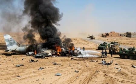 अमेरिका का विमान इराक में क्रैश... संघर्ष के बीच क्षेत्र में बढ़ा तनाव