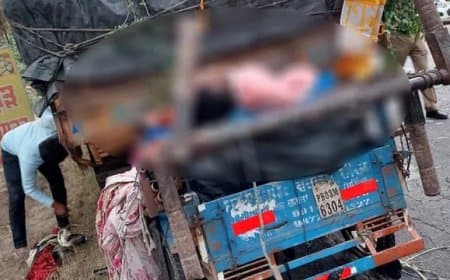 पंजाब: ट्रक के पीछे घुसा जुगाड़ू वाहन... पति की मौत...पत्नी गंभीर