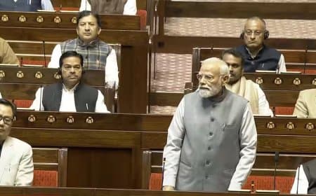 राज्यसभा: प्रधानमंत्री मोदी ने कहा- राजनीति में कोई पूर्ण विराम नहीं होता 