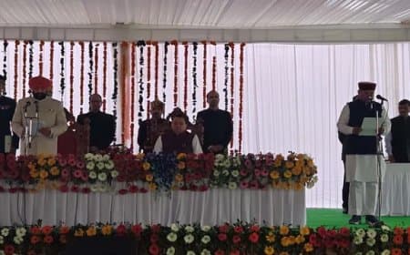 उत्तराखंड: धामी मंत्रिमंडल का विस्तार... पांच नए मंत्रियों ने ली शपथ 