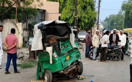 ग्वालियर: स्कॉर्पियो-ऑटो में भिड़ंत... हादसे में पांच श्रद्धालुओं की मौत