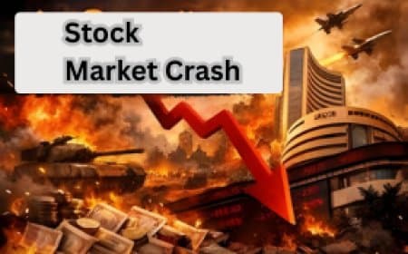 Stock Market Crash: शेयर बाजार धराशायी, सेंसेक्स 1100 अंक टूटा, निवेशकों के डूबे 5 लाख करोड़