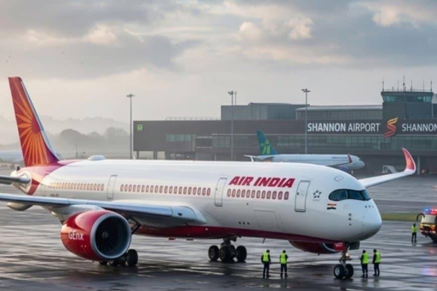 एयर इंडिया न्यूयॉर्क-दिल्ली फ्लाइट की आयरलैंड में इमरजेंसी लैंडिंग; ए350 विमान में आई तकनीकी खराबी