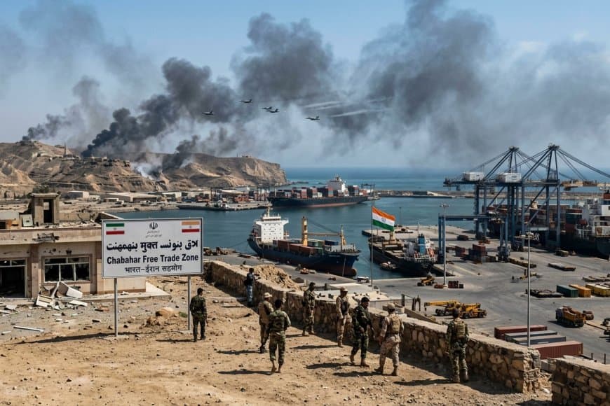 अमेरिका का ईरान के चाबहार पर बड़ा हमला; चाबहार बंदरगाह पर बमबारी से भारत के निवेश पर संकट