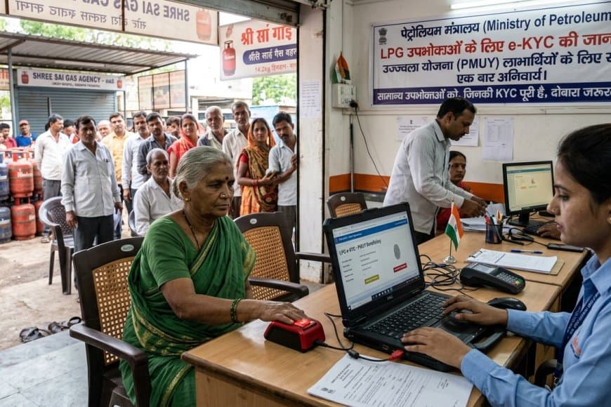 LPG e-KYC Rules 2026: गैस उपभोक्ताओं के लिए ई-केवाईसी पर नई गाइडलाइन जारी