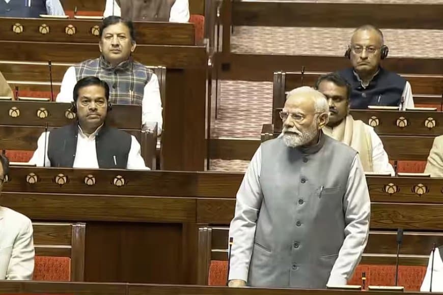 राज्यसभा: प्रधानमंत्री मोदी ने कहा- राजनीति में कोई पूर्ण विराम नहीं होता 