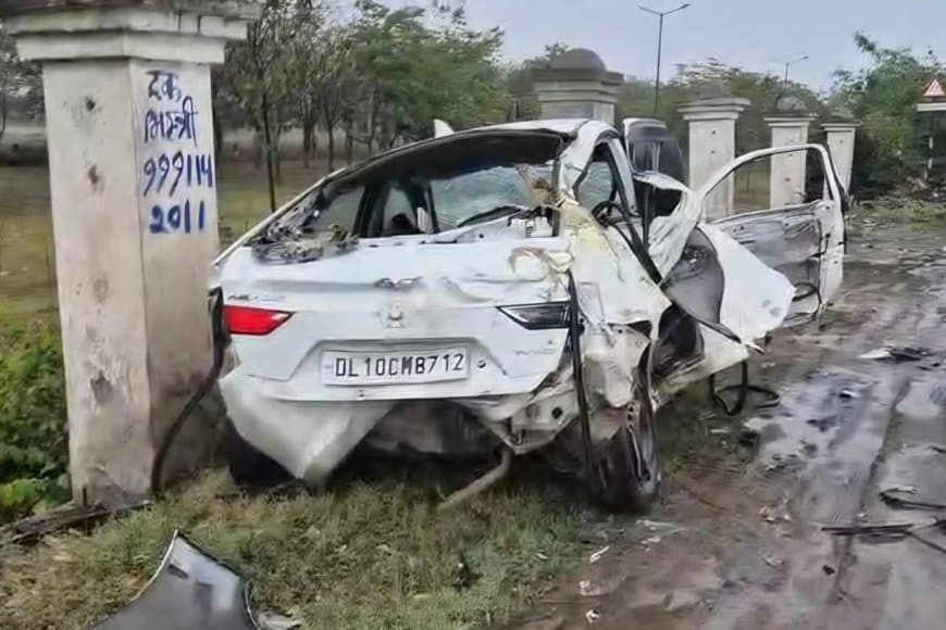 हरियाणा: रेलिंग से टकराई कार... दिल्ली जा रहे दो युवकों की मौत