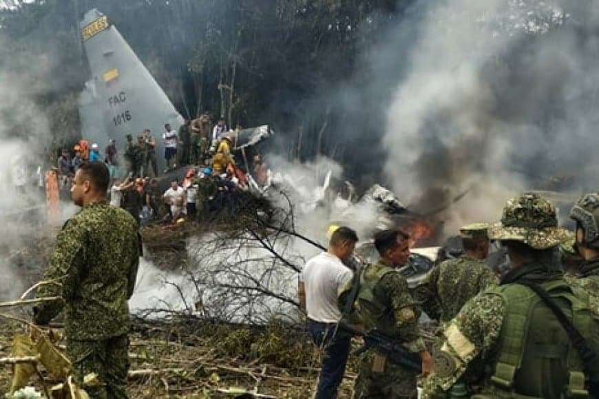 कोलंबिया: सेना का विमान क्रैश... 66 लोगों की मौत, 21 लापता 